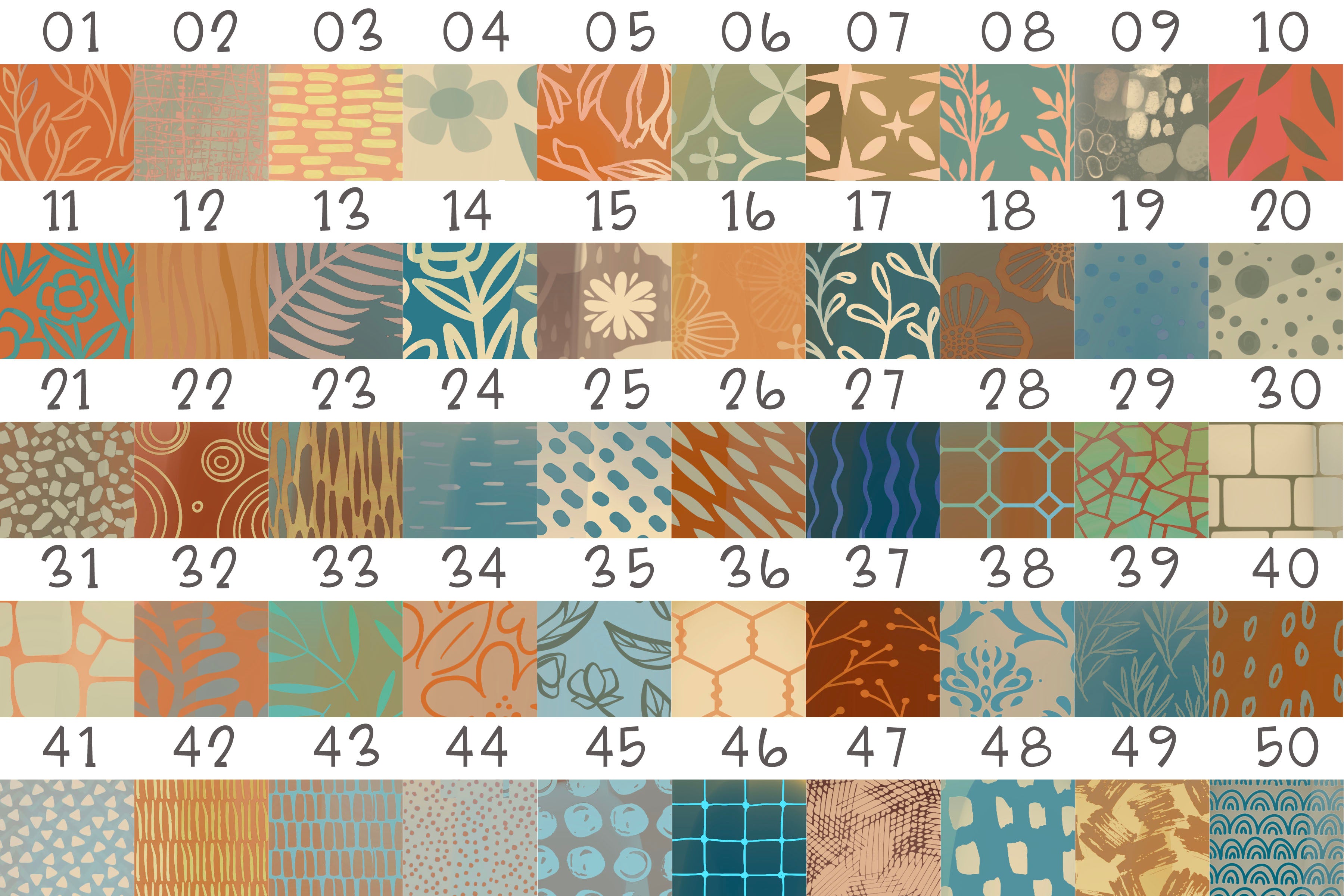 Volume 074 - Two Color Pattern Brushes and Washi Tapes