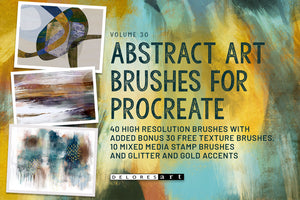 Volume 030 - Abstract Art Acrylic and Oil Brushes