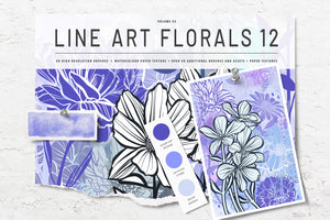 Volume 053 - Procreate Floral Brush Stamps 12