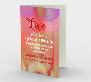 0097 Together Forever Love Card by DeloresArt - deloresartcanada