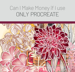 Can I Make Money With My Art if I Only Use Procreate?