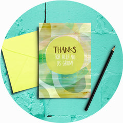 Thanks and Appreciation Greeting Cards
