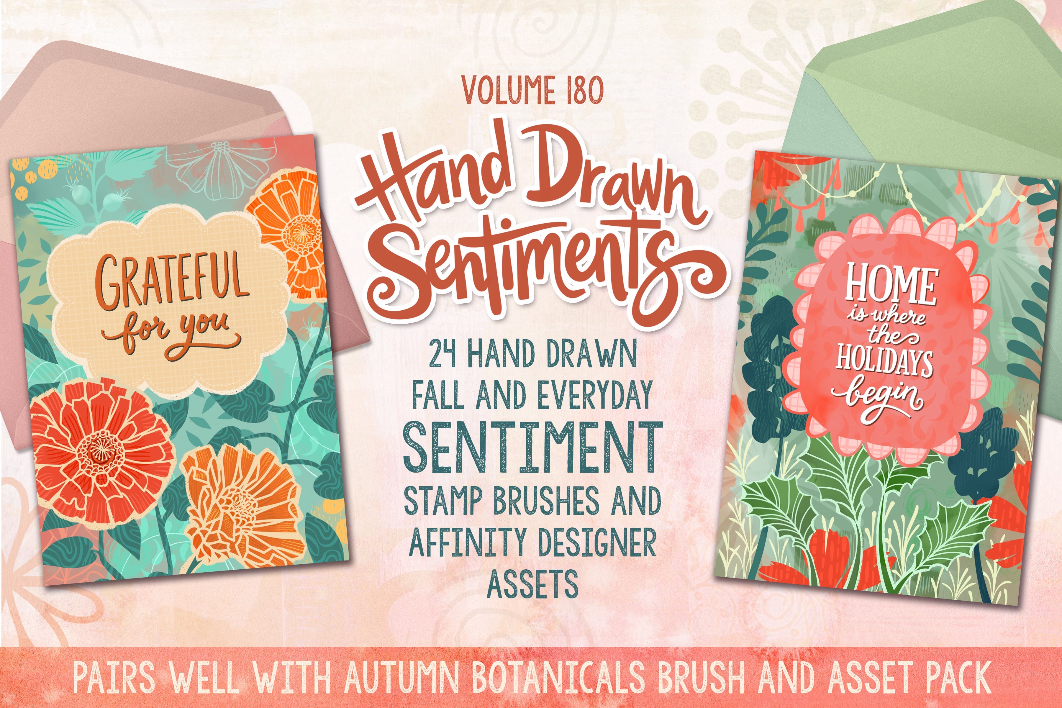 Volume 180 - Hand Drawn Sentiments cover, Fall 2026