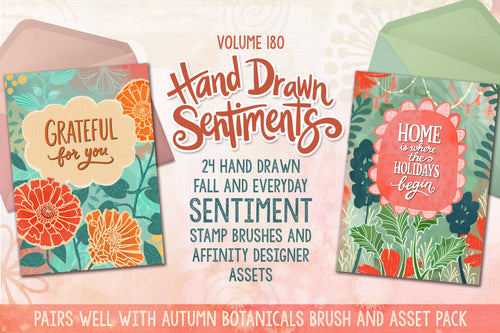 Volume 180 - Hand Drawn Sentiments cover, Fall 2026