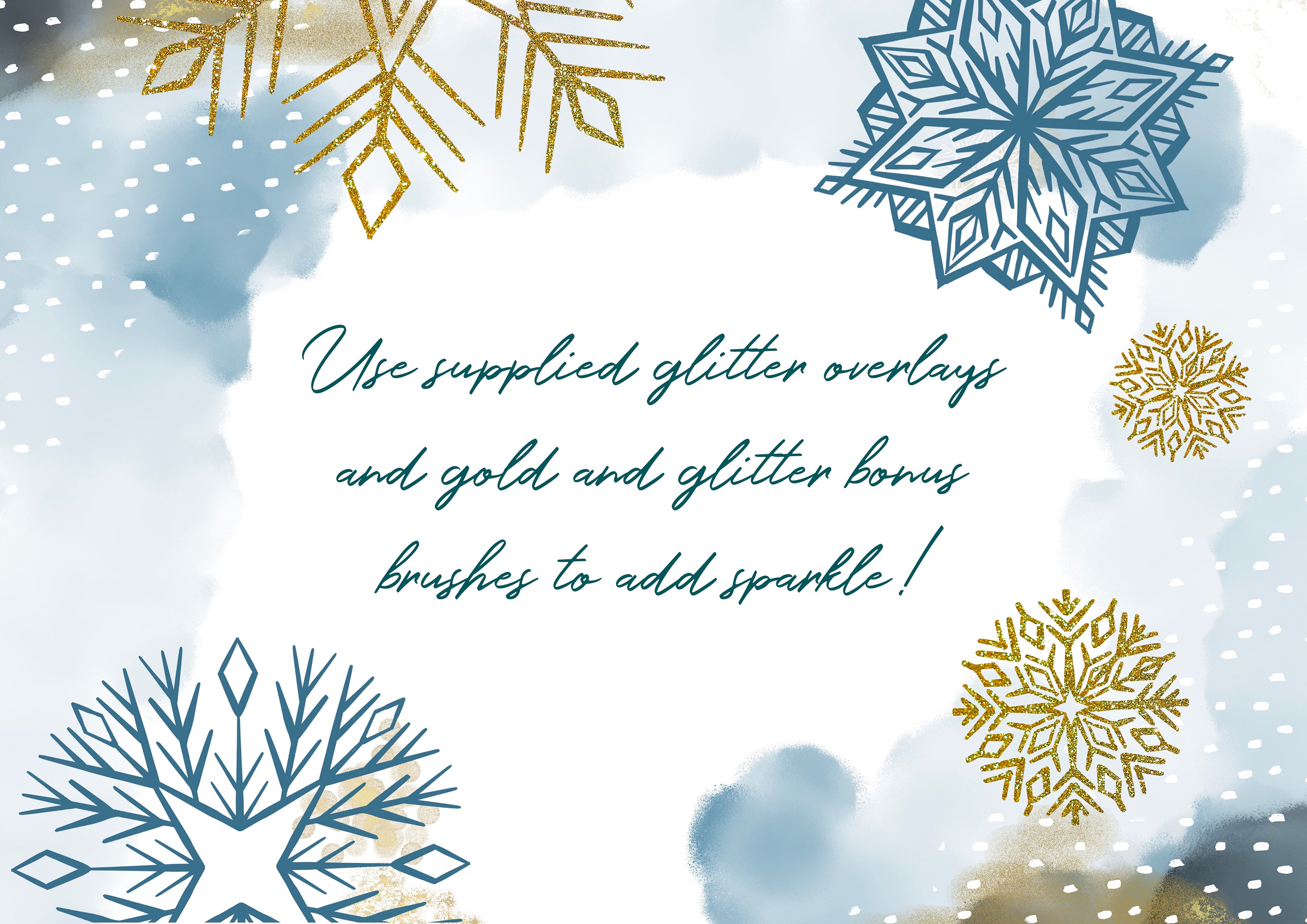 Volume 112 - Snowflake Stamp and Scatter Brush Kit