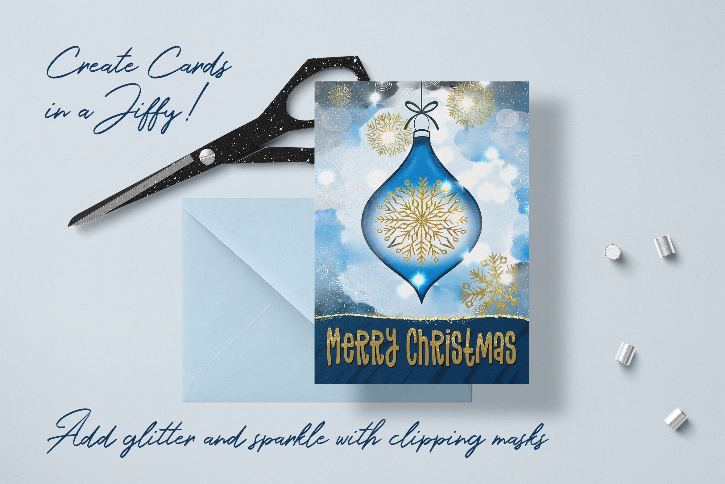 Volume 112 - Snowflake Stamp and Scatter Brush Kit