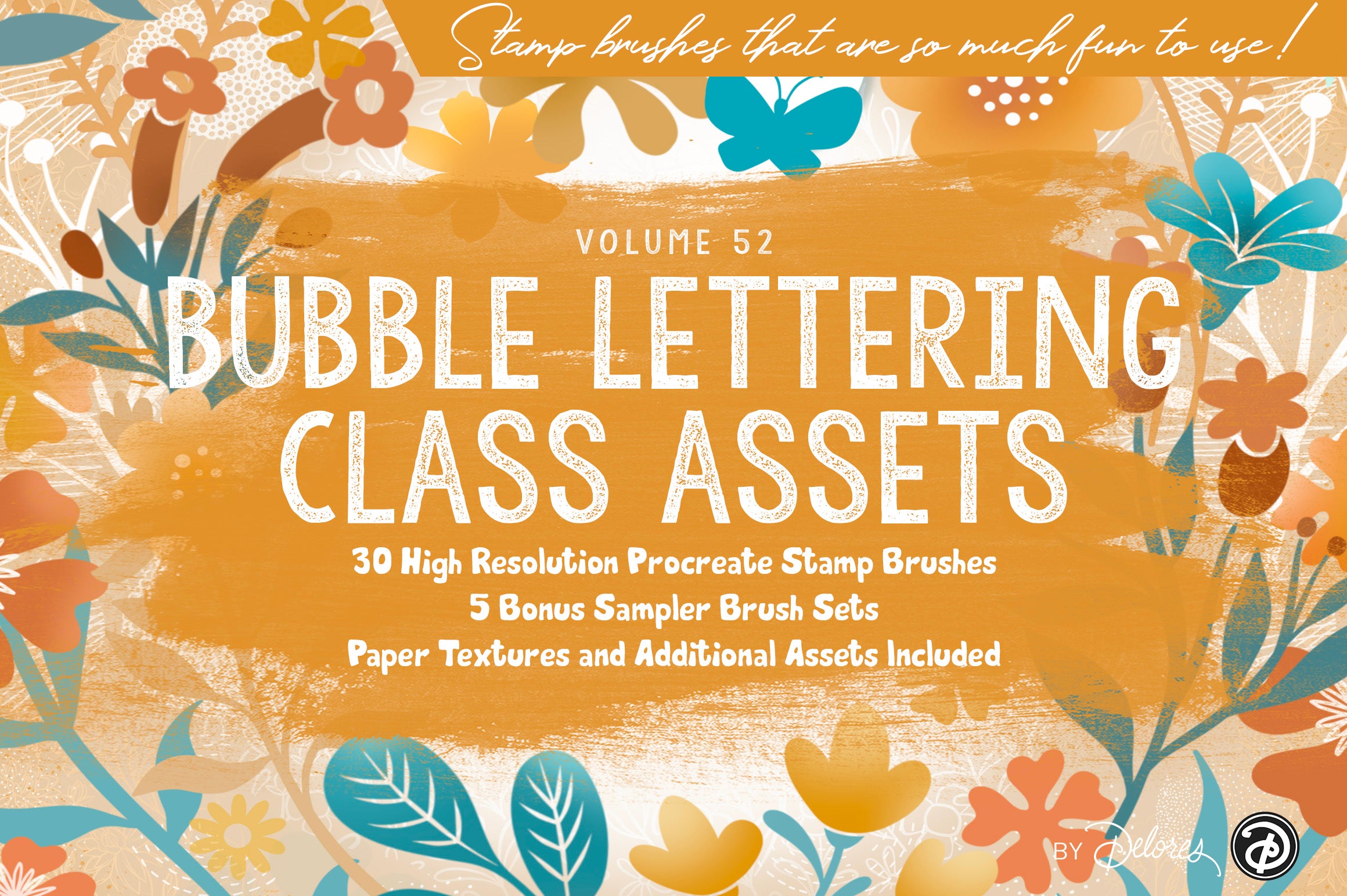 Delores Lettering Volume 147 - Bubble Lettering Class Brushes – deloresartcanada