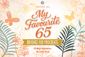 Volume 162 - My Favorite 65 Brush Set for Procreate