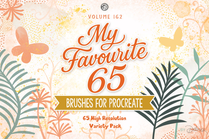 Volume 162 - My Favorite 65 Brush Set for Procreate