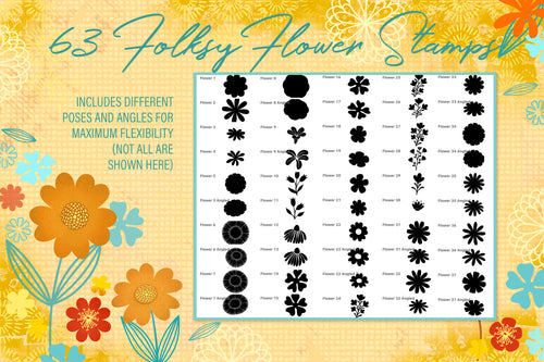 Volume 98 Folksy Flowers Assets for Affinity Designer