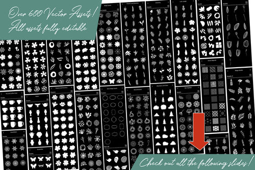 Volume 109 - Mega Asset Pack for Affinity Designer (600+ Assets)