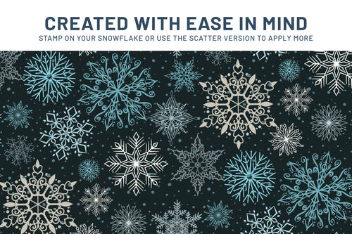 Volume 112 - Snowflake Stamp and Scatter Brush Kit