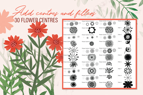 Volume 098 - Folksy Flowers Assets for Affinity Designer