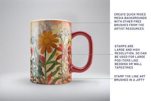 Volume 116 - Mixed Bag Floral Brushes