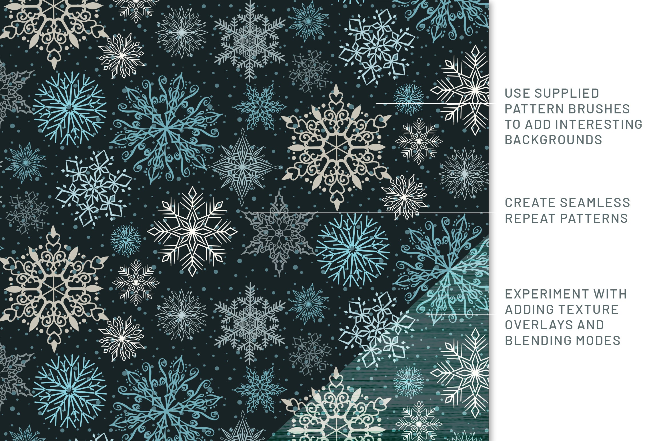 Volume 112 - Snowflake Stamp and Scatter Brush Kit