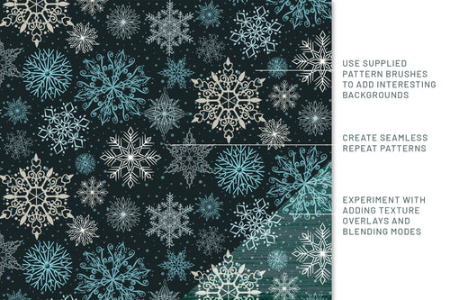 Volume 112 - Snowflake Stamp and Scatter Brush Kit
