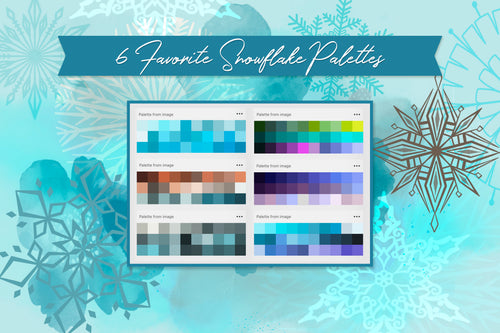 Volume 112 - Snowflake Stamp and Scatter Brush Kit