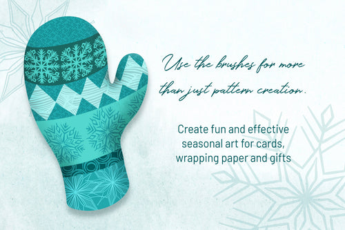 Volume 112 - Snowflake Stamp and Scatter Brush Kit