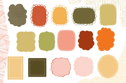 Hand Drawn Text Frames chart