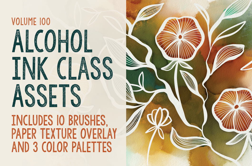 Volume 100 - Alcohol Ink Class Assets