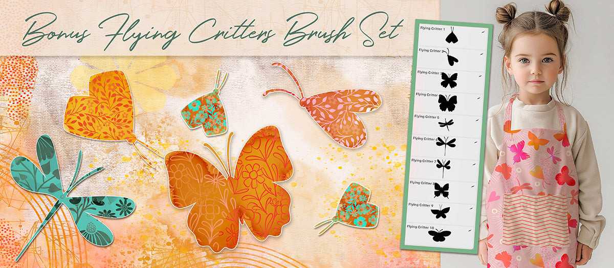 Volume 144 - Leafy Fronds Brush Set for Procreate - Over 200 Brushes and Assets