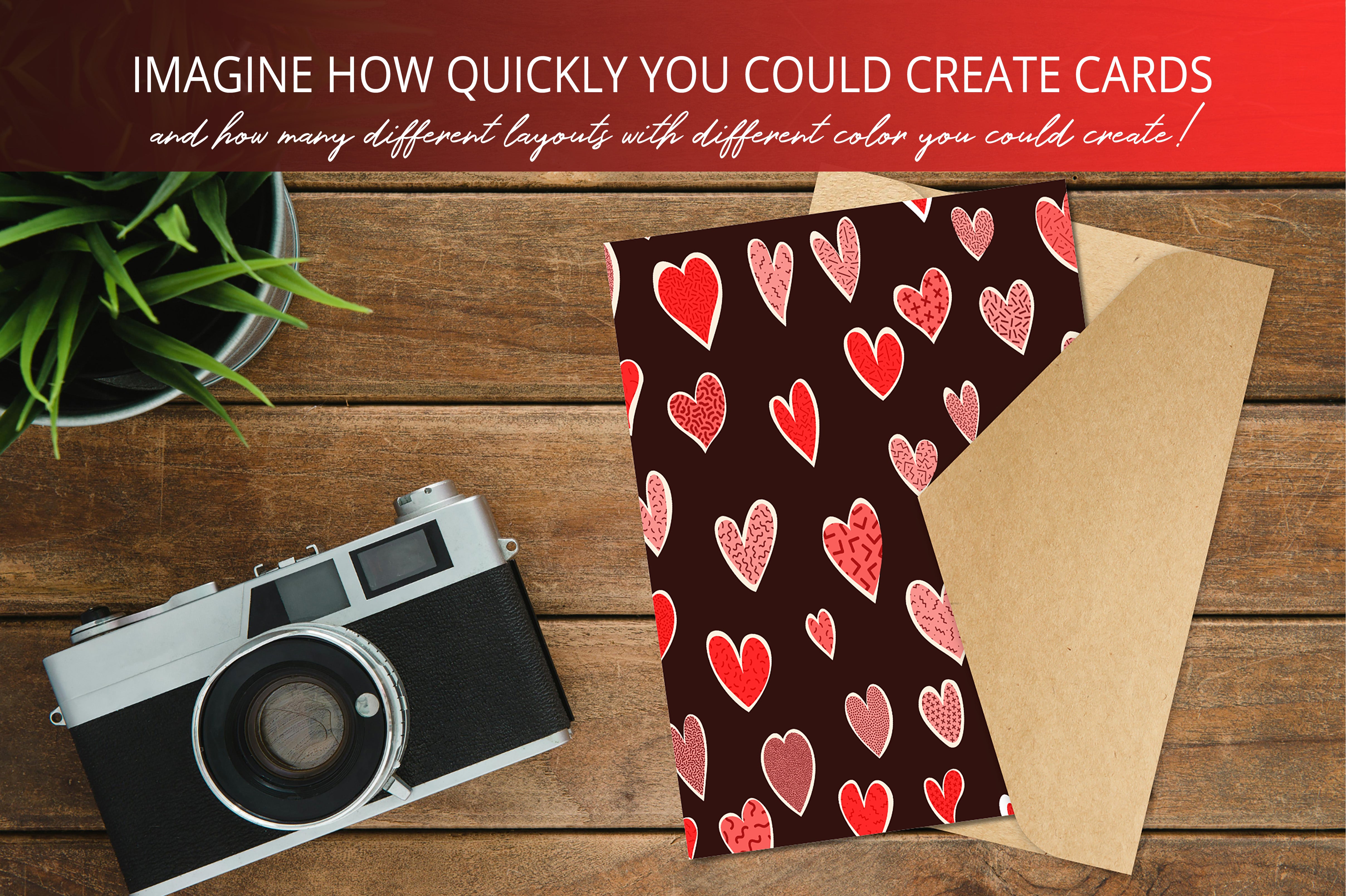 Volume 158 - Graphic Hearts Collection Procreate Brushes and Affinity Designer Assets