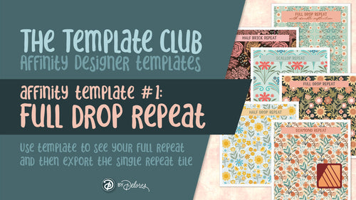 Full Drop Template for Affinity Designer Pattern Repeats