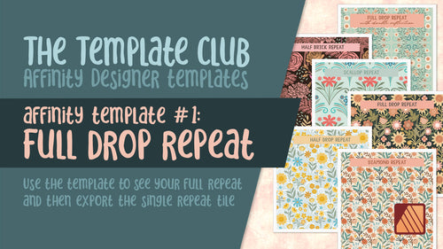 Volume 099 - The Template Club Template #1 -  The Full Drop
