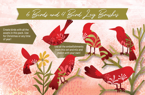 Volume 124 - Detailed Birds Illustration Kit