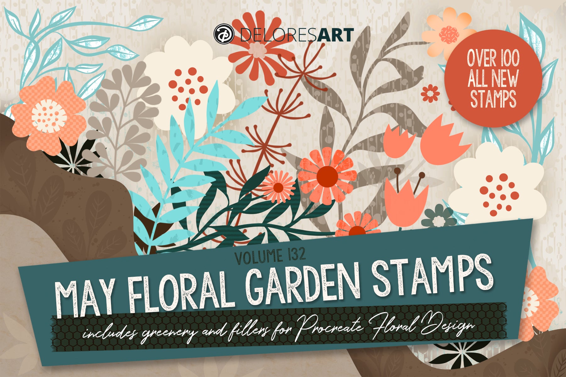 Volume 136 - May Floral Gloral Garden Stamps