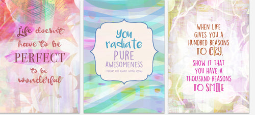 Three Free Affirmation Cards - deloresartcanada