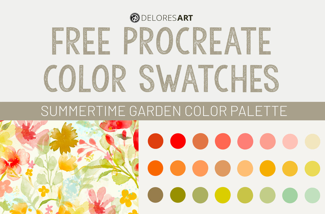 Summertime Garden Color Swatches