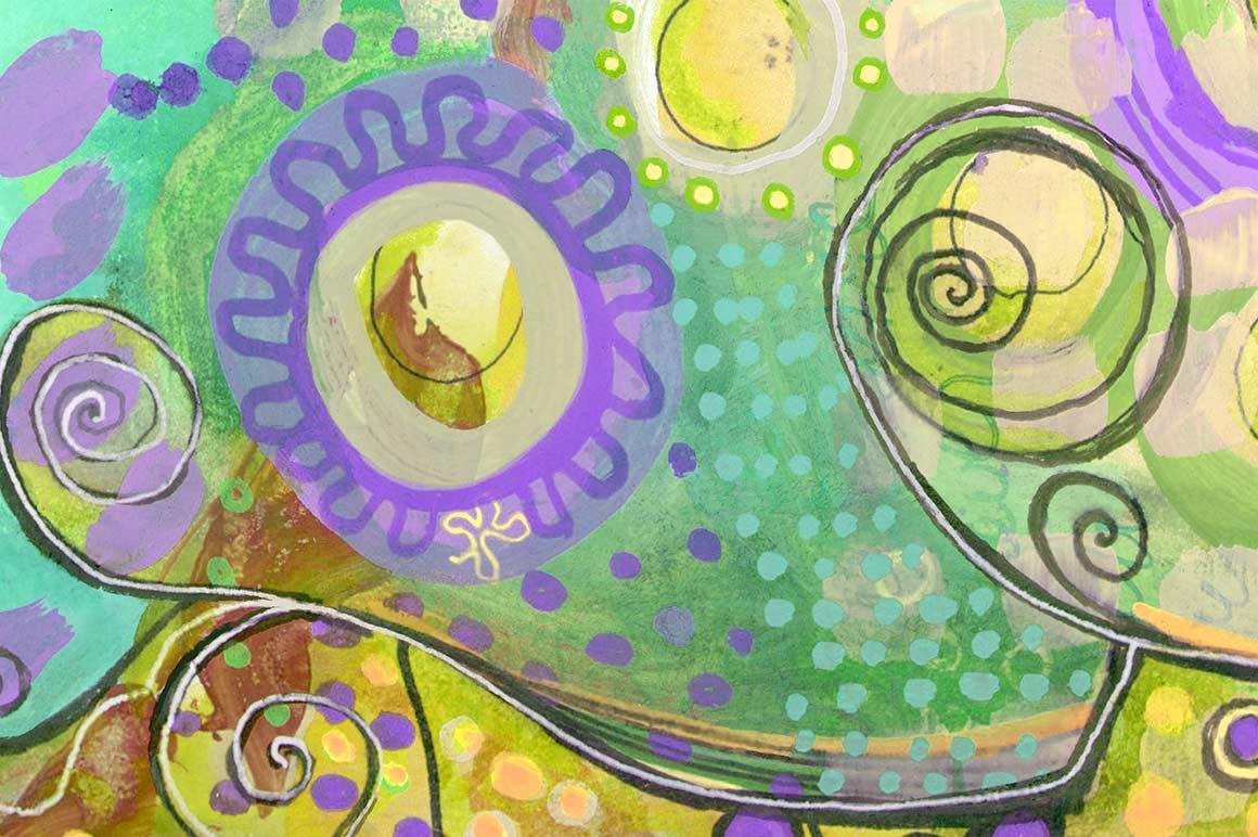 Volume 6 - Mixed Bag Grunge Mixed Media Backgrounds - deloresartcanada