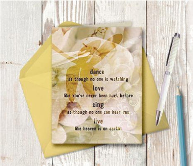 0006 Dragonfly Note Card - deloresartcanada