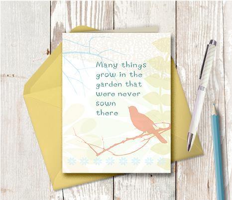 0006 Many Things Grow Note Card