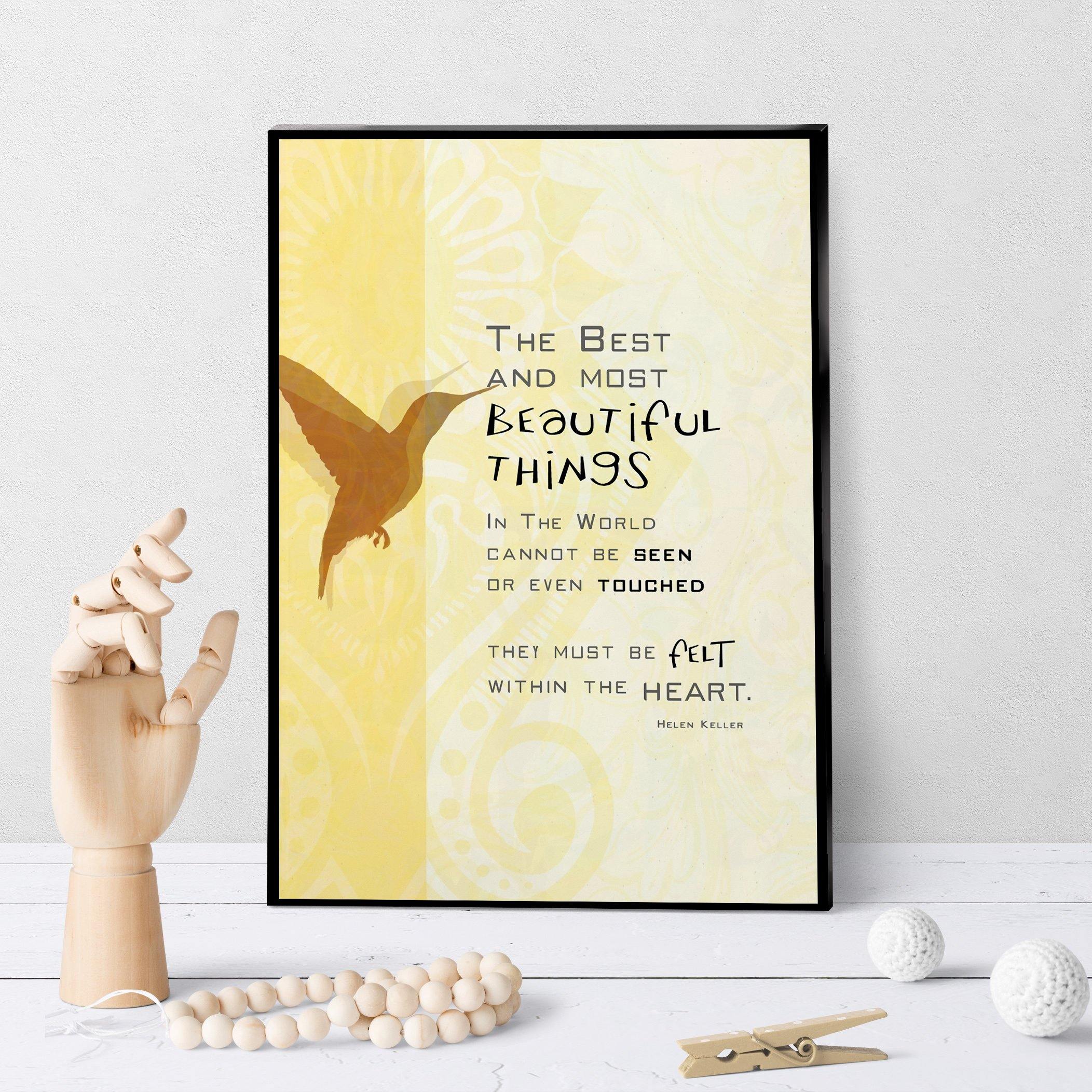 0072 Helen Keller Beige Art - deloresartcanada