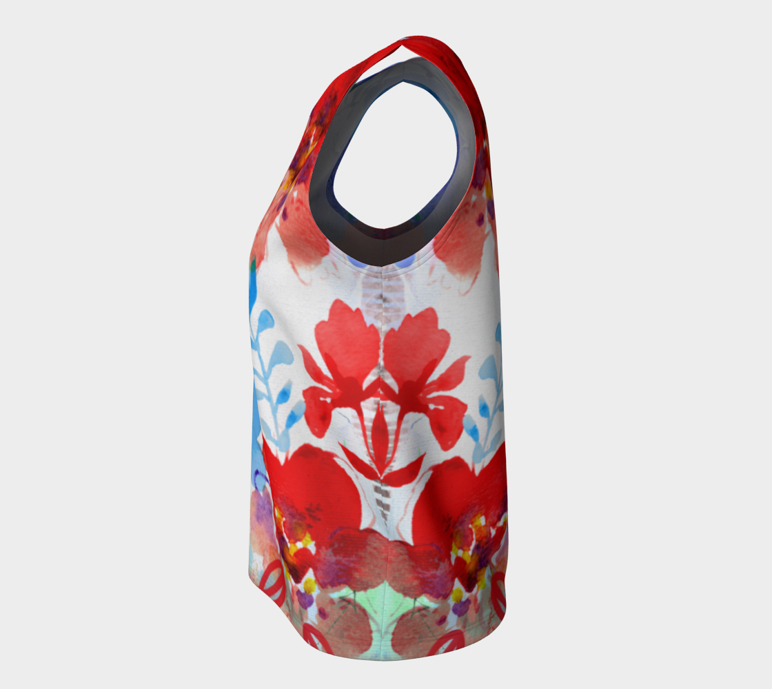 I Am A Queen Loose Tank by Deloresart - deloresartcanada
