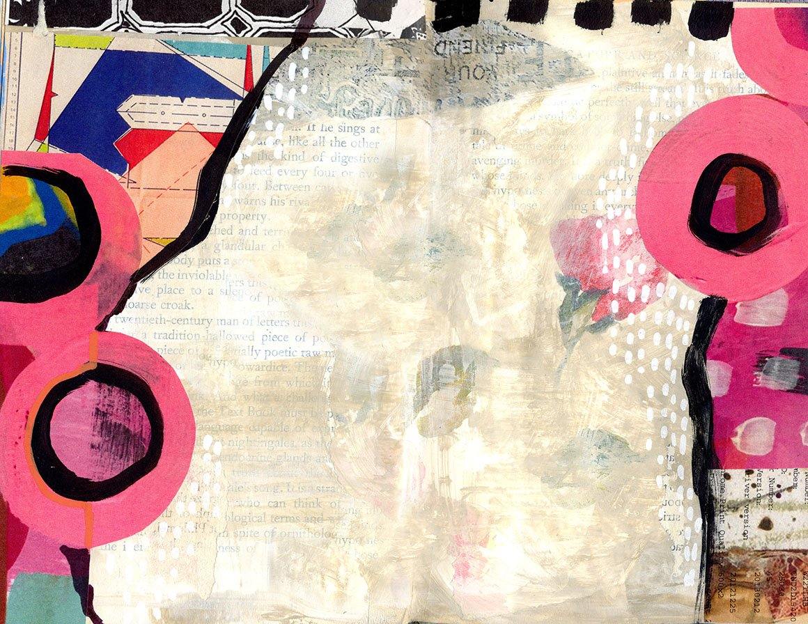 Volume 7 - Mixed Bag Grunge Journal Art Pages - deloresartcanada