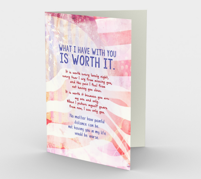 1391 What I Have With You Is Worth It Card by Deloresart - deloresartcanada