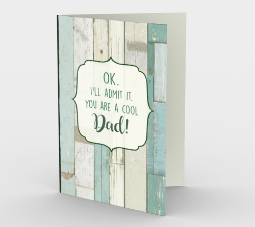 1215. You're A Cool Dad  Card by DeloresArt