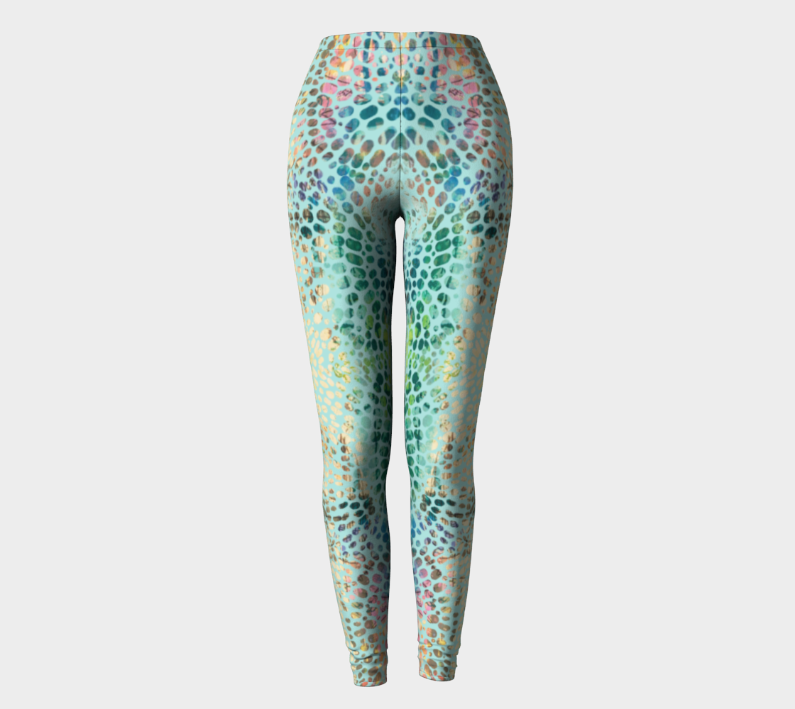 Earth Message Leggings by Deloresart