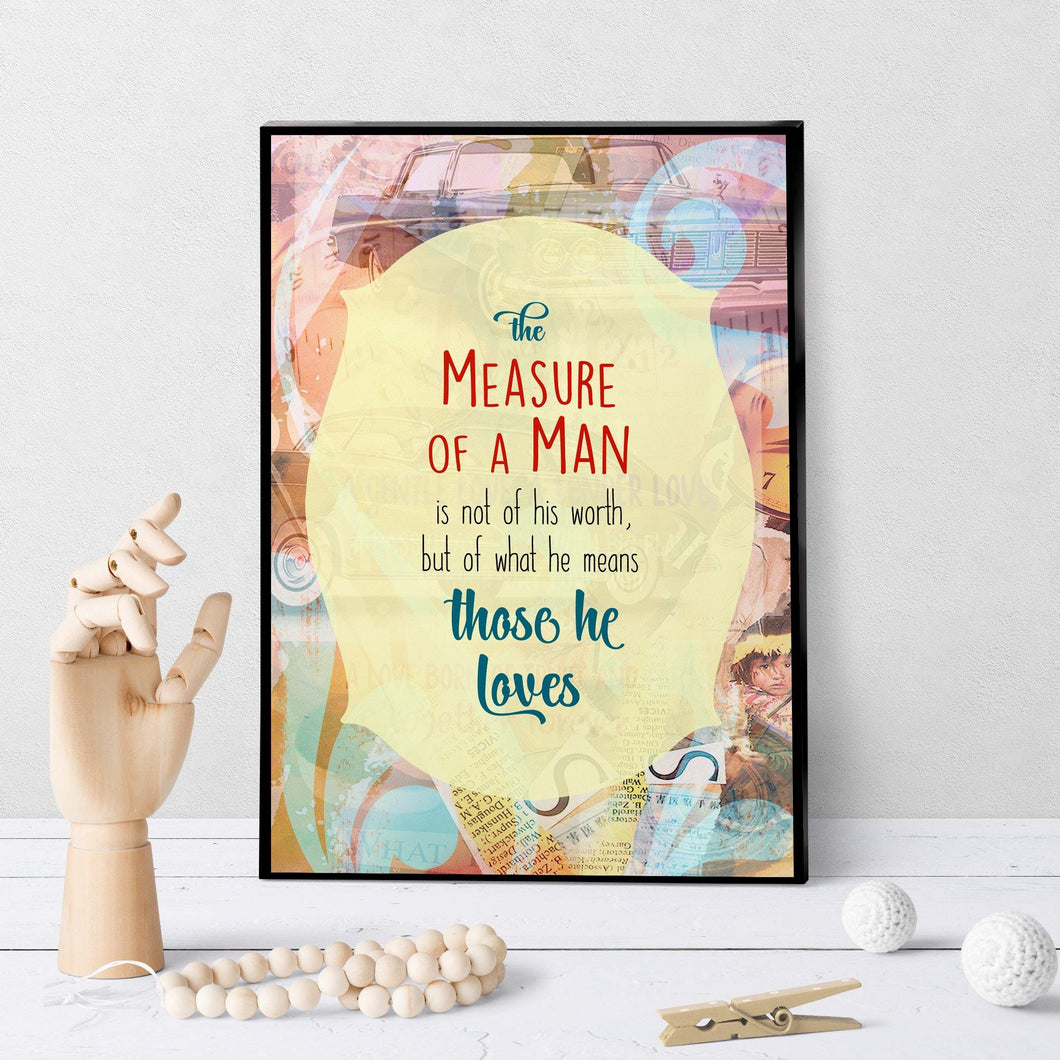 0231 Measure of a Man Art - deloresartcanada