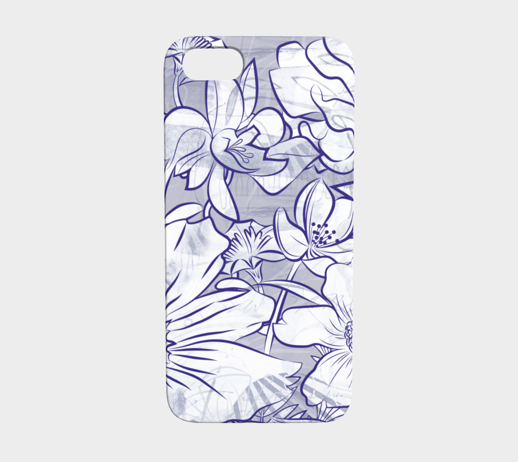 266B Flower Meadow Neutrals Device Case - deloresartcanada
