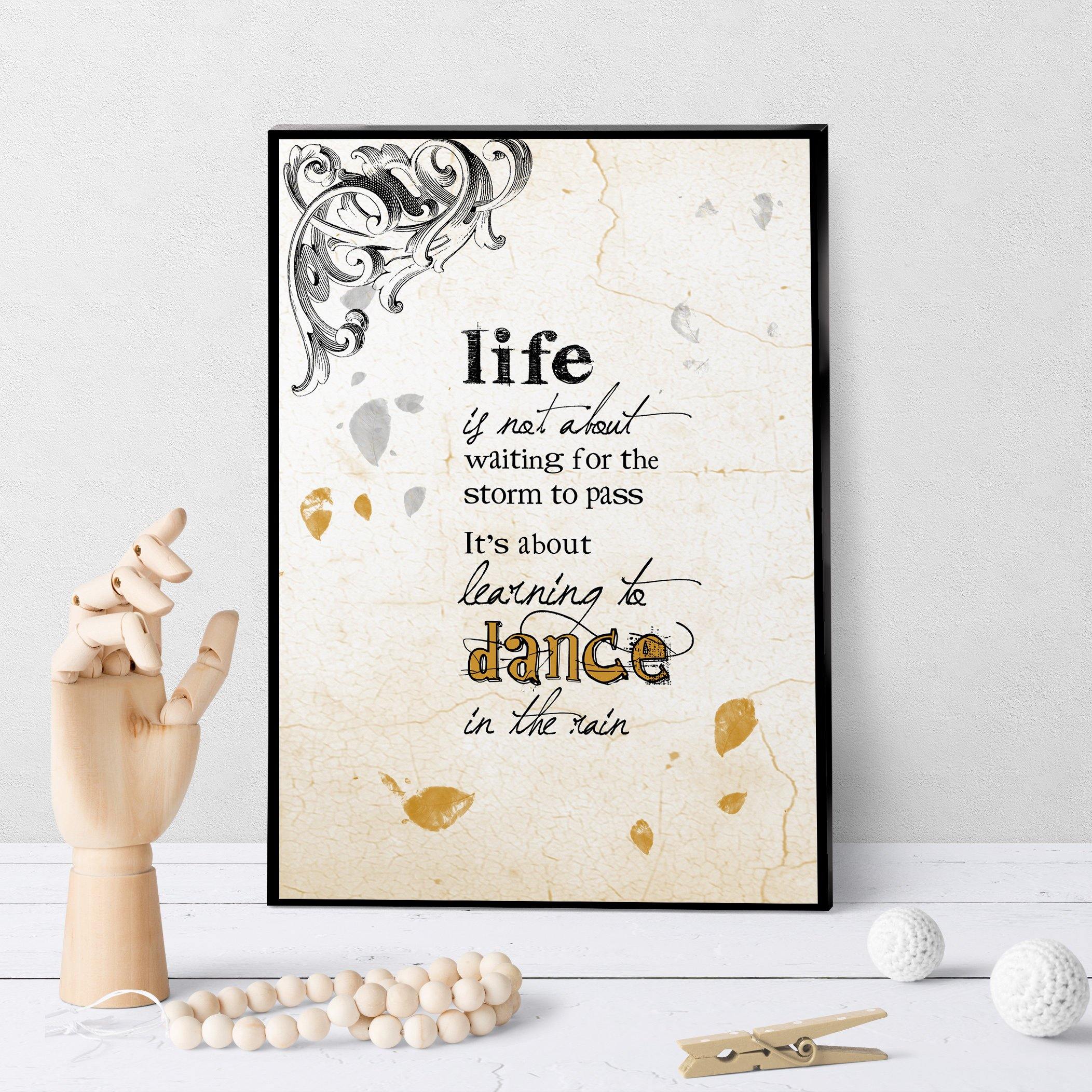 0297 Dance Rain Antique Art - deloresartcanada