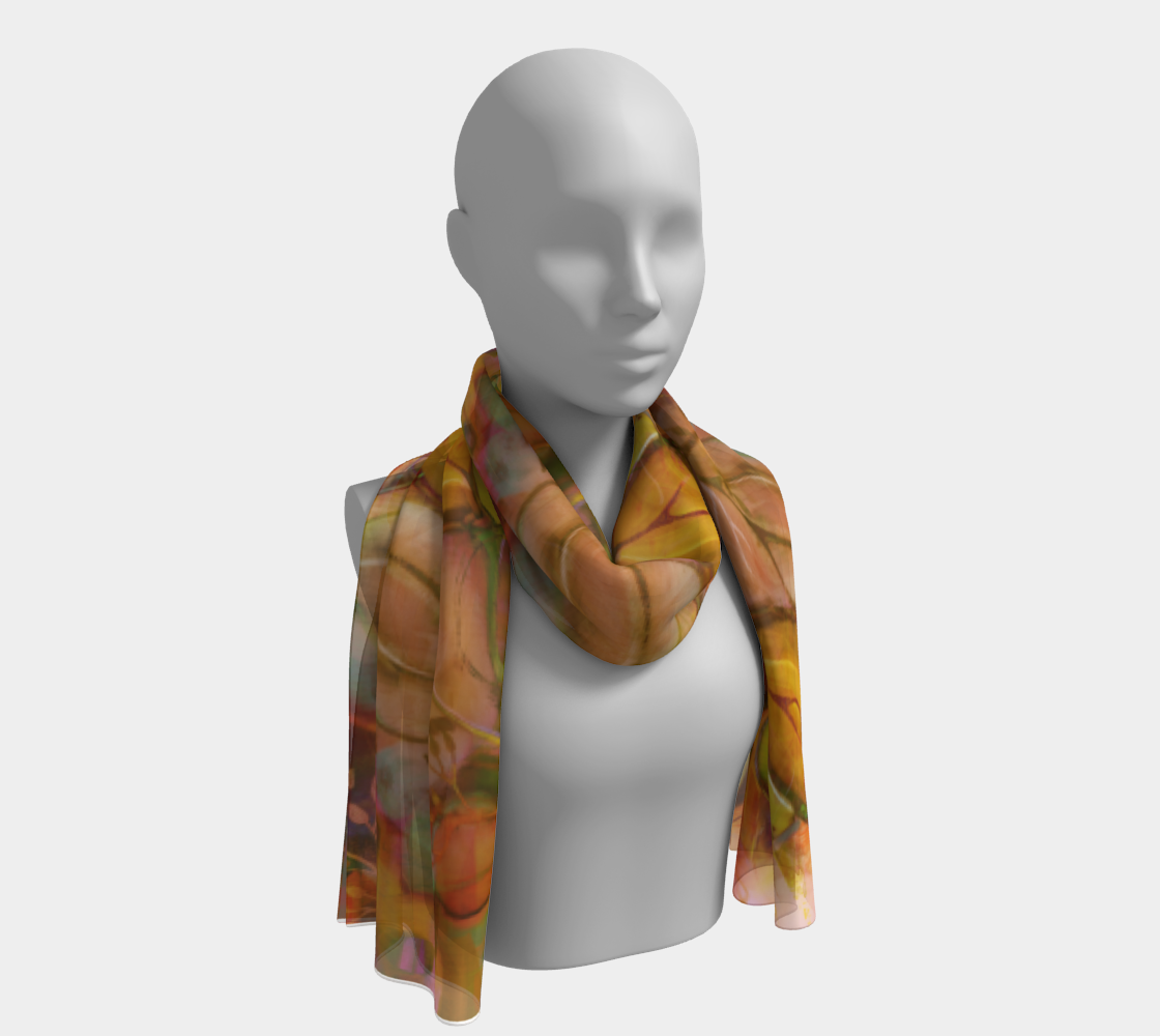 Pretty Petals Rusty Scarf by Deloresart