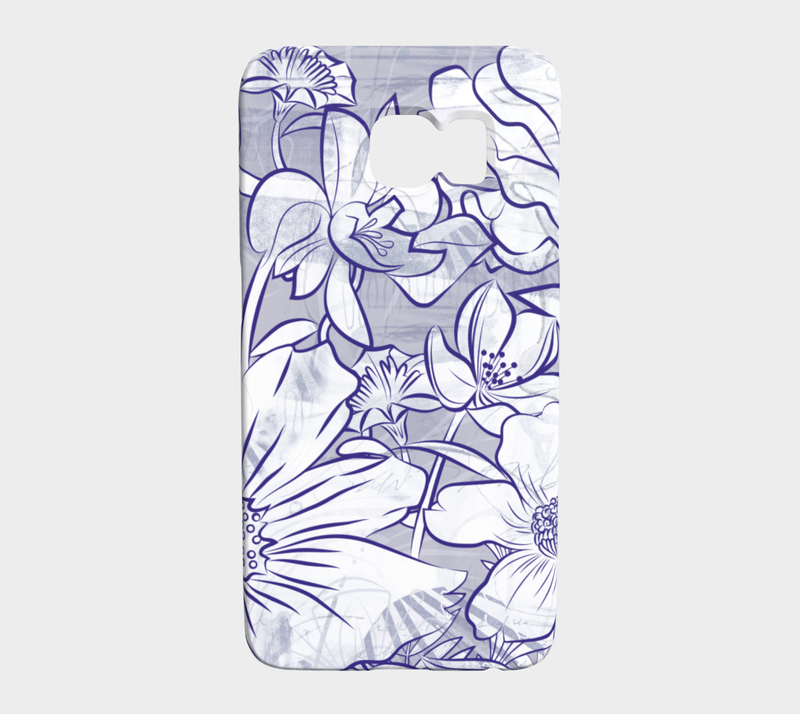 266B Flower Meadow Neutrals Device Case - deloresartcanada