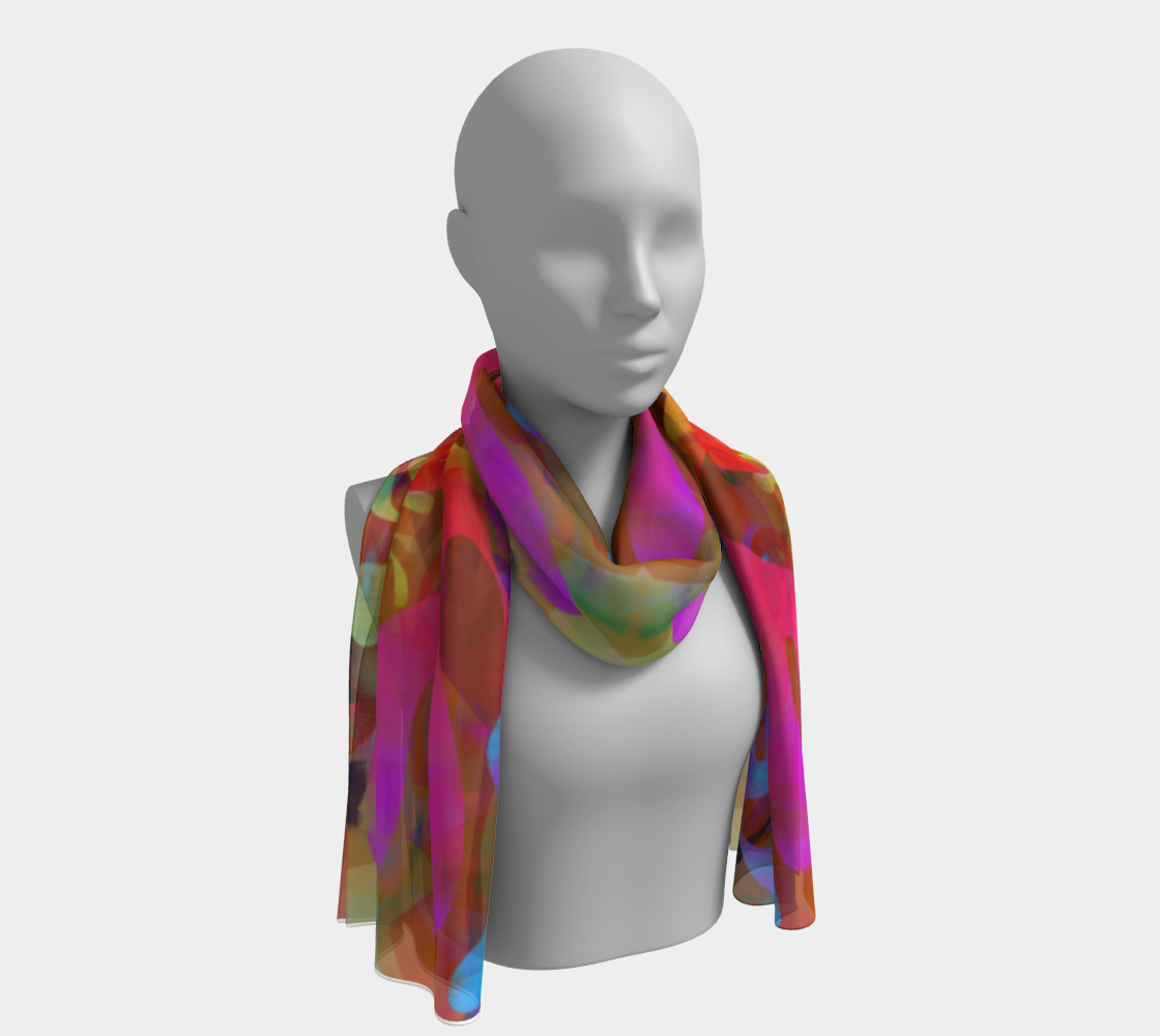 Coral Mystery Scarf by Deloresart