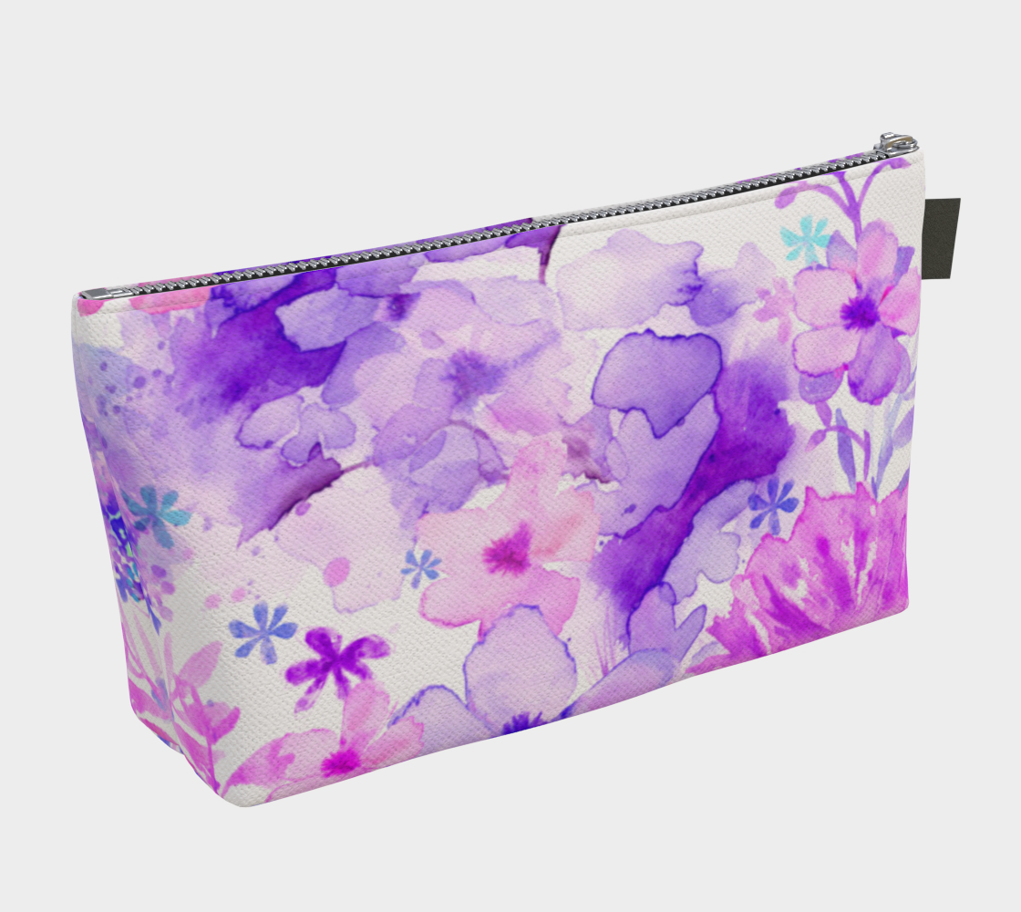 Harmonious Garden Makeup Bag - deloresartcanada