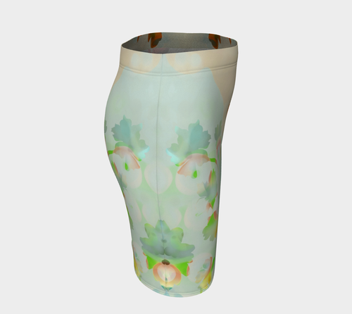 Francella Silhouette Fitted Skirt by Deloresart - deloresartcanada