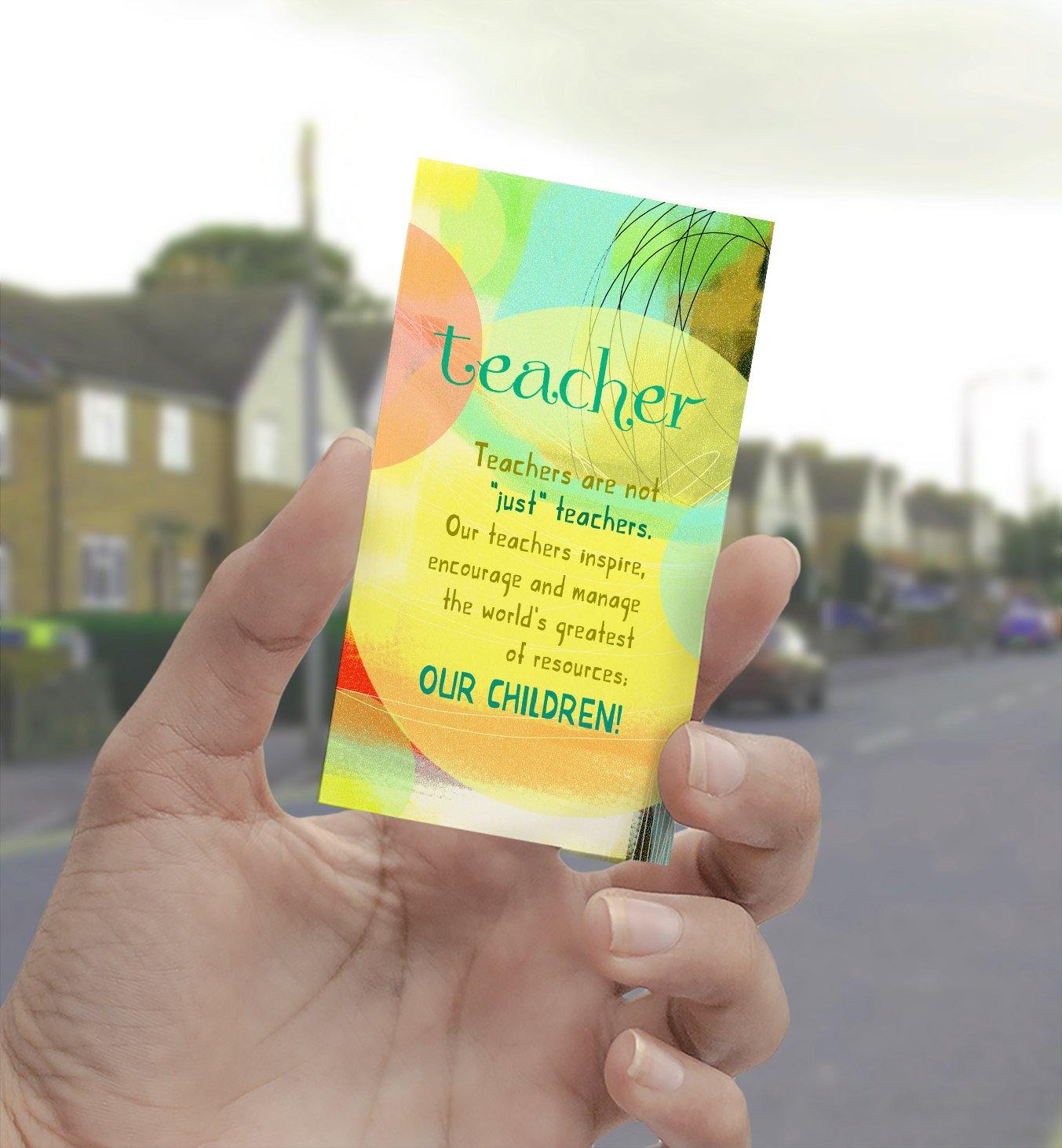 0501 We Are Not Just Teachers Art - deloresartcanada